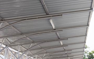 installing Pytchley metal roofing